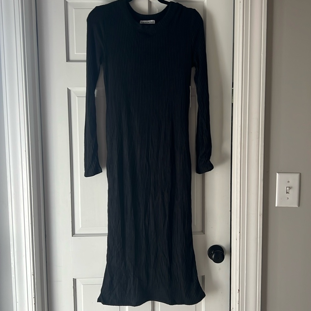 Women’s Maxi Ultra Soft Deess with Ribbing and Slip